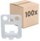 Dalsys Fliesen Nivelliersystem 3mm 100 Laschen, Verlegehilfe Set, Fliesenleger Werkzeug