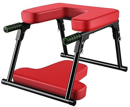 Silla de yoga, para soporte de cabeza y entrenamiento de fuerza, taburete de inversión plegable y multifuncional, para fitness en casa, equilibrio y apoyo