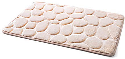 YWLINK Memory-Schaum Bad-Teppiche Angenehm Weiches Wasser SaugfäHig WC Badezimmer Teppich Badematte FußMatten Teppich Teppiche Pebble Atmungsaktivem