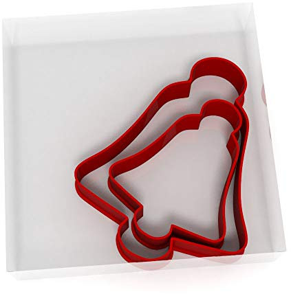 Church Bell Set of 2 Value Cookie/Fondant Cutters Pair 5CM + 8CM