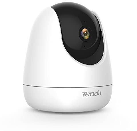Tenda Caméra Surveillance WiFi Intérieure 2K, 3MP Caméra IP Sécurité Domicile, Caméra Dôme Pan/Tilt 360°, Vision Nocturne, Détection de Mouvement, Audio Bidirectionnel pour Bébé/Enfant/Animal, CP6