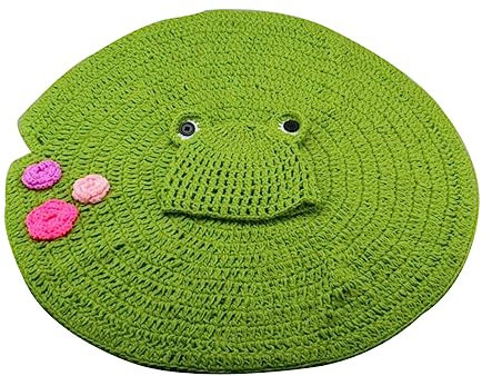 HOMSFOU Häkelkleidung Für Babys Satz Gehäkeltes Kostüm Requisiten Für Babyfotos Strickkostüm Für Babys Neugeboren Koreanische Version Kleidung