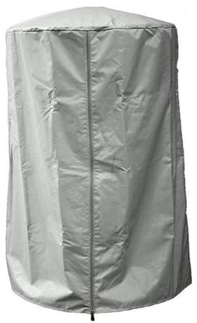 perfk Cubierta Protectora del Calentador, Bolsa de Almacenamiento Protectora Impermeable al Aire Libre, jardín Calentador de Patio, Gris