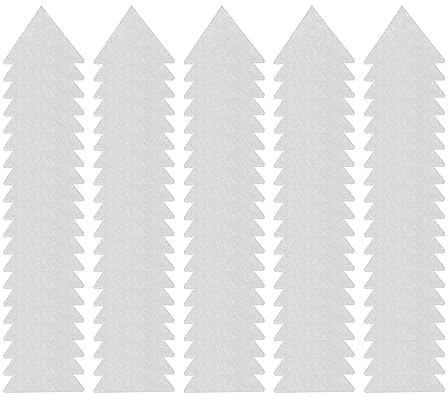 100 Stück Kragenstützen-Aufkleber, Keine Wellung, Hemd-Halsstäbchen, PVC-Klebe-Dreiecks-Kragenstäbchen für Hemden, Transparente Farbe, 57 X 57 Mm, für den Heim- oder Bürogebrauch