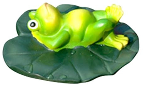 KESOTO Figura di Rana Galleggiante per Stagno, Ornamento Decorativo in Resina. Collezione Creativa, Style C