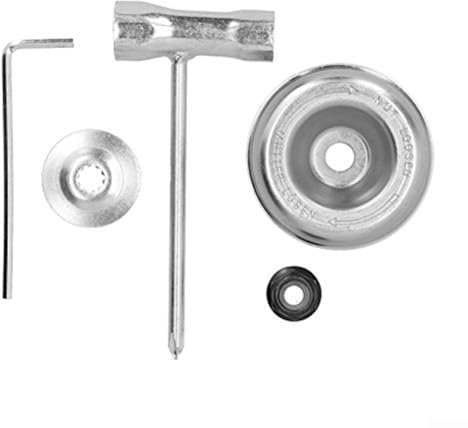 Sillín, arandela de empuje y tuerca en este completo kit adaptador de hoja para múltiples modelos de recortadora