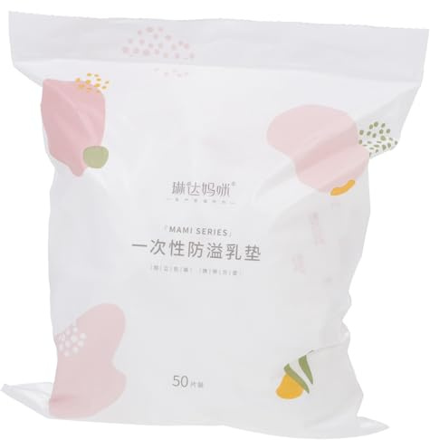 Gogogmee 50Pcs Disposable Nursing Pads Breastfeeding Pads Leakproof Non-Woven Fabric Comfortable Milk Catchers After Birth White