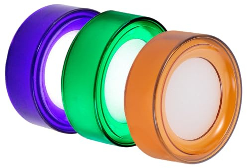 Veemoon 3 Pièces Humidificateur de Doigt pour Comptage D’argenté, Gobelet Rond