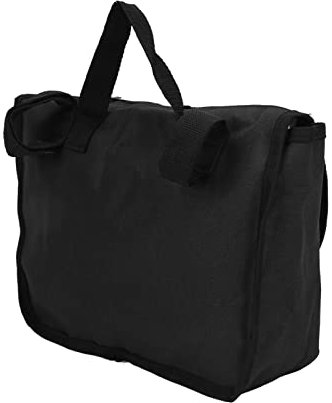Bolsa de Almacenamiento para Andador, Bolsa de Almacenamiento para Silla de Ruedas, Tejido de Poliéster Cifrado 600D, 3 Bolsillos Grandes, Bolsa Ligera para Andador(Negro)