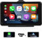 CAMECHO Portable Autoradio avec Wireless CarPlay Android Auto, 7 Pouces HD Touchscreen Radio de Voiture avec Bluetooth, Transmetteur FM, Type C/Aux-in/TF Card Port
