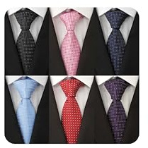 Adulove Extra Long Ties for Men Big and Tall Neckties 63 inch XL Woven Jacquard Classic Neck Tie Business Wedding