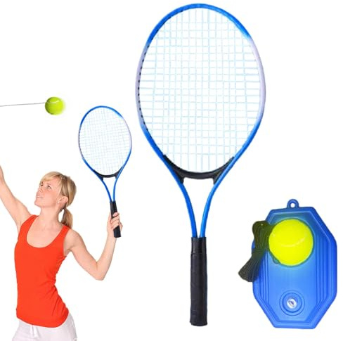Palline da EUR di pratica da tennis, per allenatore di tennis, palla di pratica da solo, per lo sport, strumenti di formazione da tennis all'aperto per adulti, principianti, per i pr