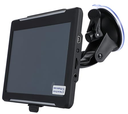 NOLITOY Navegador GPS para Camión Pantalla Táctil de 7 Pulgadas, 8gb, FM Integrado, Mapa Europa, Dispositivo de Navegación Montado para Vehículos, Uso en Carretera, Color Negro