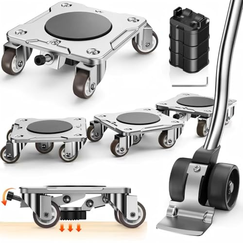 WOUOW Kit Spostamento Mobili con Sollevatore & Funzione Parking