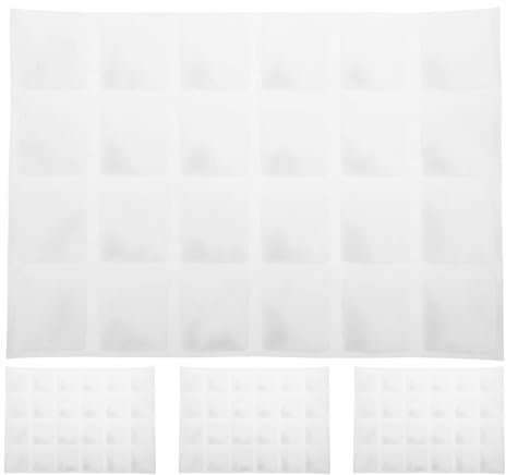 YARNOW 4 Pezzi Sacchetti Ghiaccio Riutilizzabili 24 Celle 28X39 CM Impacchi Freddi Alimenti Autoassorbimento Confezioni Refrigeranti Termiche per Trasporto Cibo Campeggio e Spedizioni