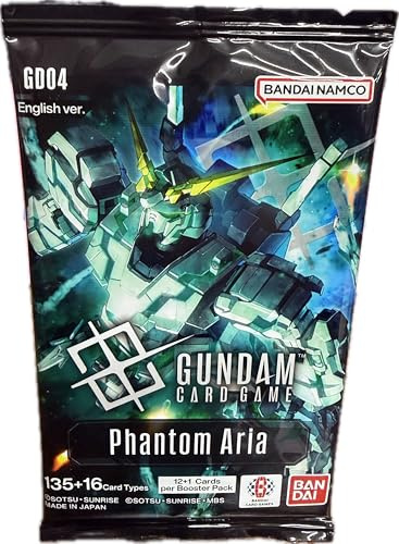Gundam Card Game TCG - Pacchetto booster di 12 carte Phantom Aria, versione inglese GD04