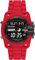 Diesel Reloj para hombre Master Chief, movimiento LCD, 44 mm Caja de silicona roja con correa de silicona, DZ2159