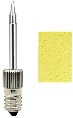 DHliIQQ Lötkolbenspitzen, korrosionsbeständig, kabellos, E10-Schnittstelle, Batterie, Lötmittel, für Werkzeug Lötspitzen Schweißspitzen, elektronische lötkolben eisenspitze Kupferspitze wlc100