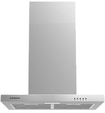 Corberó - Campana Decorativa Horizontal | ONTARIO635X | Inox, 60 cm, Pulsador, Caudal 332,3 m3/h, 70W, 3 Velocidades, 2 X Filtro de Aluminio, Eficiencia Energética A