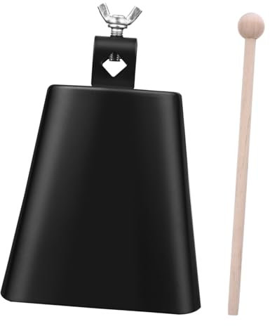 BESPORTBLE Cloche de Vache de Percussion Éducatif pour Garçon Fille pour Éducation Précoce Activités Musicales et Net et Polyvalent