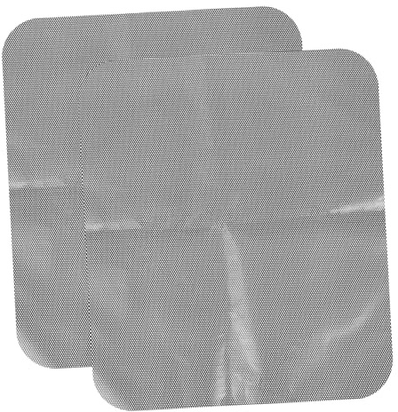 Alipis 2 pièces Film Solaire Auto Autocollants Électrostatiques Isolants pour Vitres Protection UV et Chaleur Facile à Installer et Réutilisable