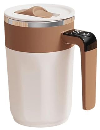 Upgrade Self Stirring Mug, Rechargeable Auto Magnetic Mugs, Automatic Magnetic Stirrer Coffee Cup, Stainless Steel Self Stirring Coffee Cup Travel Mug for Coffee, Milk, Cocoa,Tea