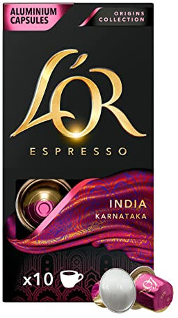 L'Or Espresso Café Cápsulas India - 10 Cápsulas Compatibles Nespresso