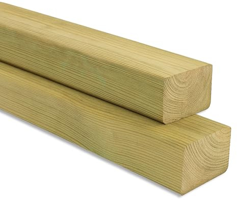 Gartenwelt Riegelsberger Regel i impregnerad furu, 40 x 70 mm, längd 180 cm, konstruktionsvirke, bräda, släthyvlad på alla 4 sidor
