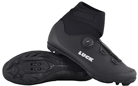 LUCK Fenix | MTB-Winterschuhe für Herren und Damen | Fahrradstiefel für den Winter, Schwarz, 39 EU