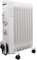 Blümme Portable Oil Filled Radiator 9 Fin Electric Heater with Timer & Safety Tip Over Switch & Adjustable Thermostat - White 2KW