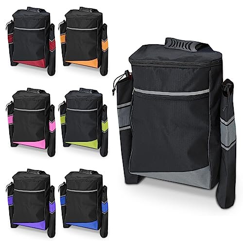 Biscay Gehstocktasche für Mobilität - Grau | Taschen für Mobilitätsscooter, Rollstuhl-Tasche Gehstockhalter für Mobilitätsscooter Rollstuhl- und Mobilitätsscooter-Taschen Zubehör für Mobilitätsscooter