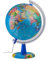 TOPGLOBE 30cm Illuminated Globe - English Map - Modern Political World globe - Educational/Geographic/Desktop Decoration