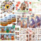 zycBernoi Pferde Party Mitgebsel Kindergeburtstag Junge Mädchen Tüten Kindergeburtstag Einladungskarte Schnapparmband Kinder Tattoos DIY Sticker und Aufkleber
