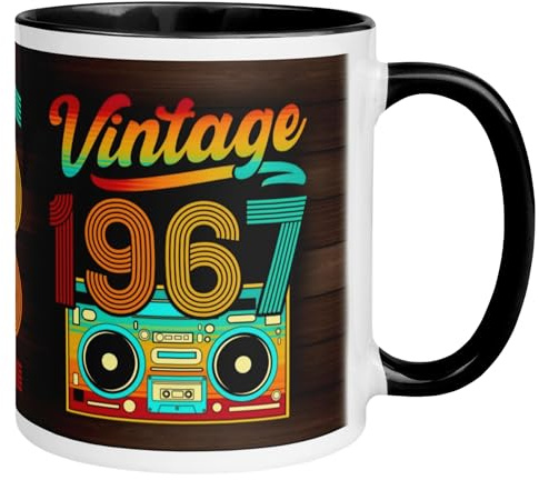 1967 Geburtstag Mann Frau | Vintage – 59 Jahre Geschenk | Jahrgang Tasse | Lustige Geschenktasse zum 59. Geburtstag | Geburtstagsdeko für Männer und Frauen zum 59ten | Made in Germany