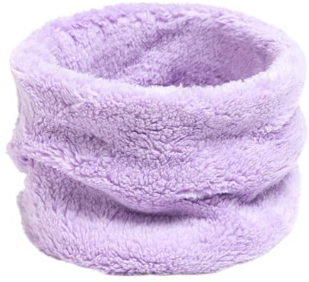 Falafoty Thick Fleece Baby Boy Girl Scarf, Kids Winter Neck Warmer Knitted Round Scarves Thermal Windproof Dustproof, Autumn Winter Scarves Neck Warm for Kids Adults Indoor Outdoor Sports