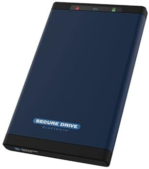 ClevX SECUREDATA - Unità a stato solido SecureDrive BT FIPS 140-2 da 250 GB, con autenticazione Bluetooth, nero, SD-BT-12-BU250GB-SSD