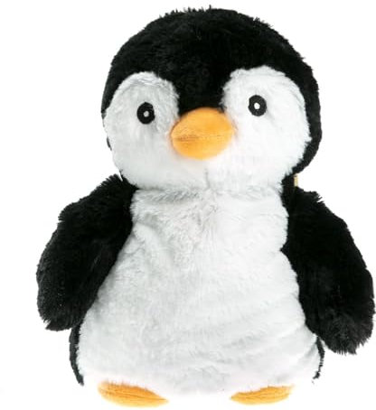 Pelucho - Peluche Bouillotte Pingouin - Made in France - Lavande et blé - Chaleur - Bien être - Douceur - Bouillotte sèche - Bouillotte Bébé - bouillotte micro-onde