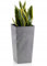 HowHomely Blumentopf Grau 68 x 35 x 35 cm Pflanzkübel Groß Außen - Blumenkübel mit Pflanzkübel Einsatz - Pflanzkübel Rechteckig Betonoptik für Wohnzimmer oder Garten