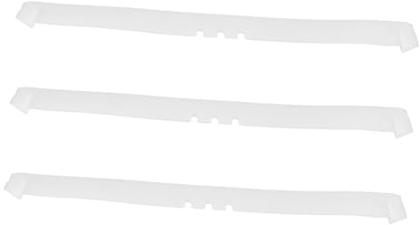 SHINEOFI 3pcs Silicone Window Squeegee Replacement Strips Wiper Heads for Household Cleaning Easy Install Safe Hand Protection Efficient Window and Floor Surface Cleaner