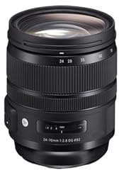 24-70mm F2.8 DG OS HSM Art Full Frame Standard Zoom Digital SLR Camera Lens,Compatible For 6DII D780, 24 70 2.8（Used）(For Canon EF)