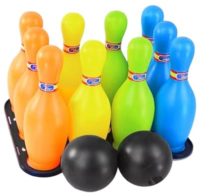 Gioco di Bowling per Bambini, Giocattolo per L'apprendimento Precoce dei più Piccoli, Gioco di Bowling per Famiglie per Lo Sviluppo Precoce, all