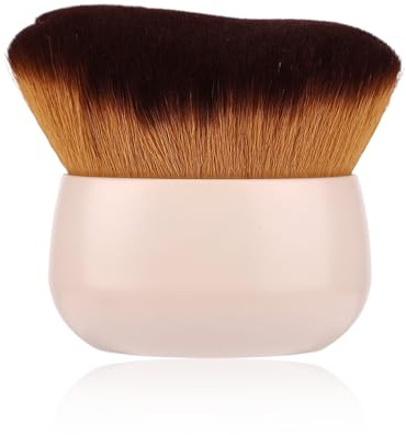 NQEUEPN Pennello Autoabbronzante Corpo, Pennello Trucco per Fondotinta in Polvere Abbronzante e Abbronzatura Spray Applicatore Autoabbronzante per Viso e Gambe (Bianco)