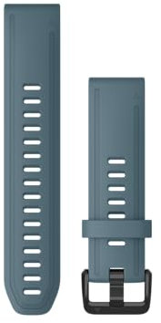 Garmin Quickfit-Armband 20mm, passend für die S-Modelle der Fenix-Serie, Instinct 2, Epix Pro 42mm, Descent Mk2S, Descent MK3-43mm, Approach S70-42mm, Taubenblau