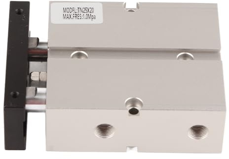 Cilindro de aire TN25 Varilla de doble eje de doble acción Cilindro de aire neumático Diámetro 25 mm/1 pulgada 0.1-0.9MPa Carrera máxima 200 mm(20mm)