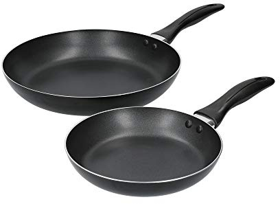 KitchenCraft Non Stick Induction Frying Pan Set in Gift Box, 28cm & 2cm Aluminium Frying Pans