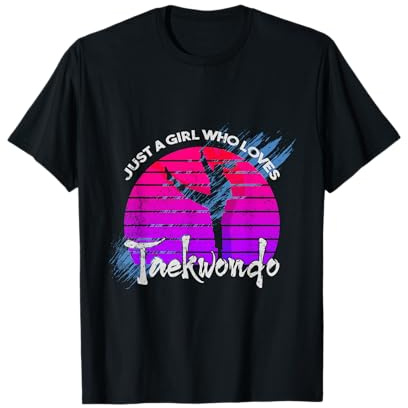 Artes Marciales Mujeres Niñas Regalo Idea Taekwondo Camiseta