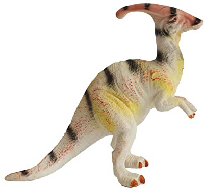 Deluxebase Mini réplique d'aventure animale – Parasaurolophus de mini figurines de dinosaures qui en fait un jouet animal préhistorique idéal pour les enfants