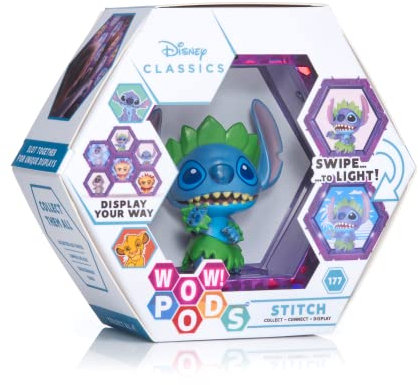 Wow! PODS Hula Stitch – Lilo & Stitch | Offizielle Disney Classic beleuchtete Wackelkopf-Figur | Sammlerstücke, Spielzeug und Geschenke | Nummer 177 in der Kollektion