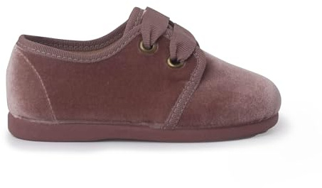 Pisamonas Zapato Terciopelo Cordón Faya Talla 20 Color Maquillaje