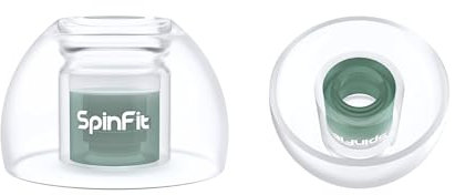 SpinFit Omni for True Wireless Earbuds & IEMs - L - Patented Silicone Eartips for Replacement (1 Pair) (3.7 mm Nozzle Dia.)